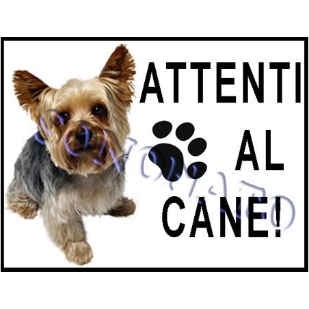 Cartello Attenti al cane