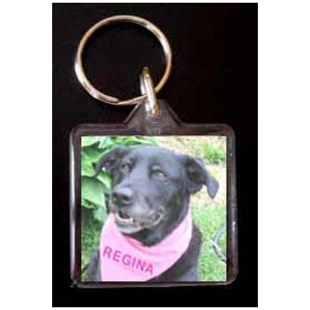 Portachiavi bifoto personalizzato