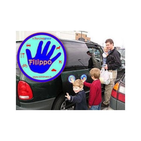 Parcheggioco magnetico con nome