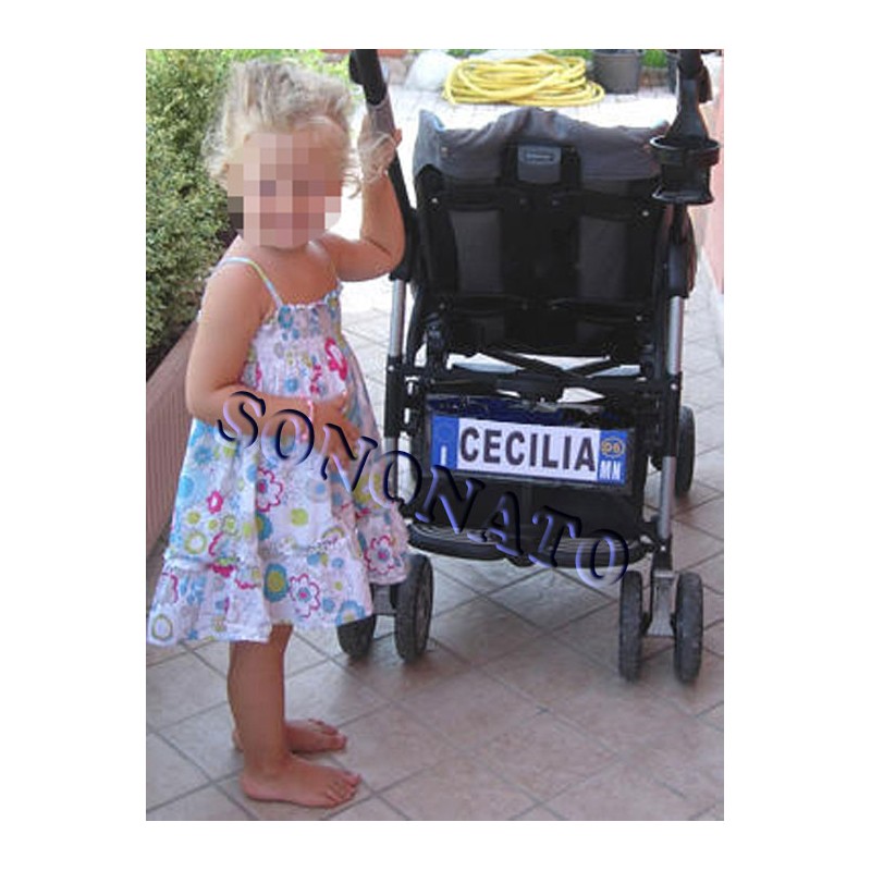 Targa passeggino Targa passeggino