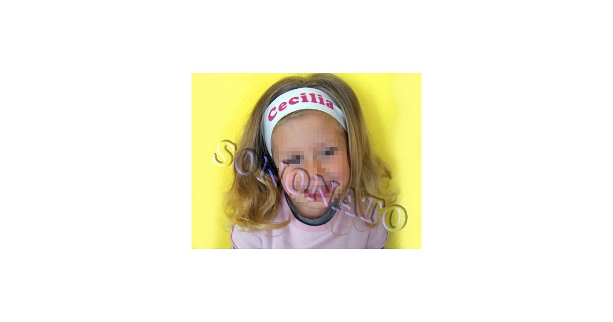 fascia capelli personalizzata