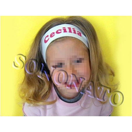 fascia capelli personalizzata