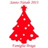Adesivo Albero di Natale piccolo disegno pieno