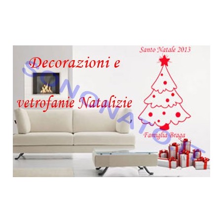 Adesivo Albero di Natale Grande