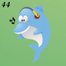 cartello cameretta immagine Delfino