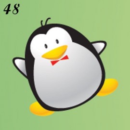 cartello cameretta immagine Pinguino