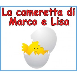 cartello cameretta