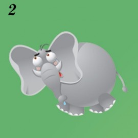 Lucina notturna immagine Elefante