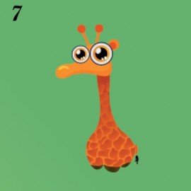 Lucina notturna immagine Giraffa