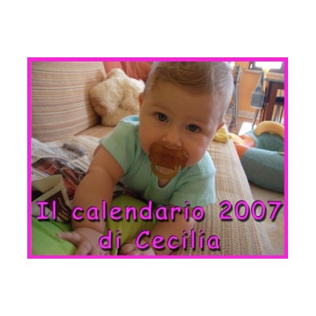 Calendario personalizzato tascabile