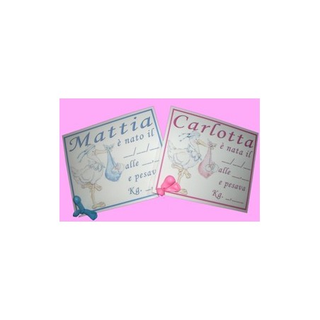 Cartello nascita