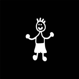 Famiglia Adesiva Bimbo Grande