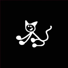 Famiglia Adesiva Gatto
