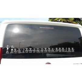 Esempio realizzazione Adesivo Famiglia Bimbo Grande