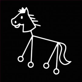 Famiglia Adesiva Cavallo