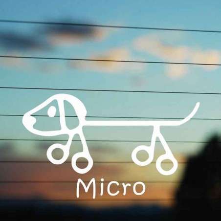 Adesivo Famiglia Bassotto