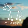 Adesivo Famiglia Cavallo con nome