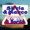 Adesivi bimbi a bordo 2 gemelli