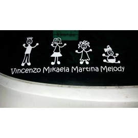 Famiglia Adesivi Nonna Famiglia Adesivi Nonna