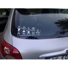 Componi la tua Famiglia su Adesivo Nonna Componi la tua Famiglia su Adesivo Nonna