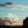 Adesivo Famiglia Tartaruga Lenta con nome