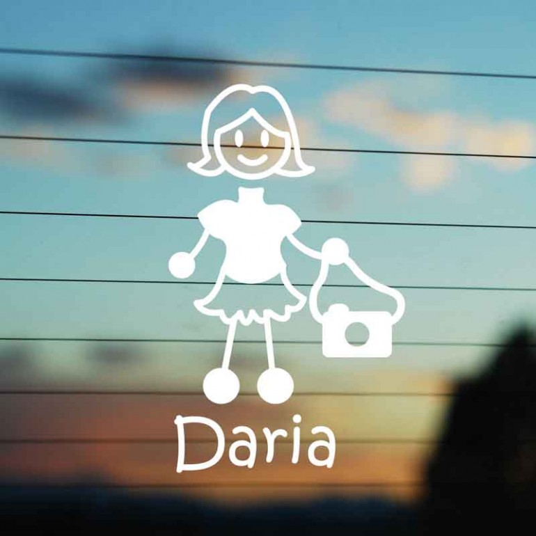 Adesivo Famiglia Mamma Fotografa Adesivo Famiglia Mamma Fotografa