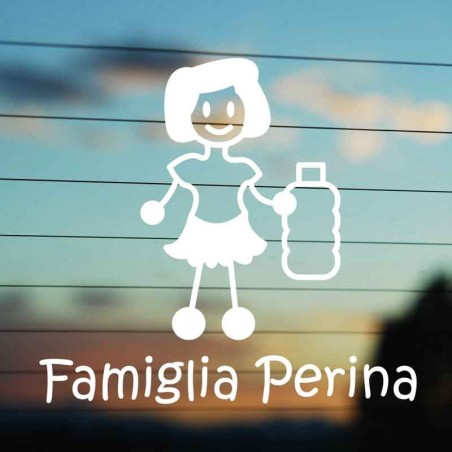 Adesivi Raccolta Differenziata Donna Plastica