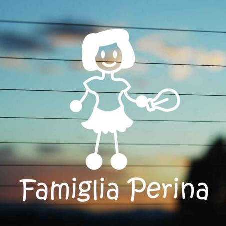 Adesivi Raccolta Differenziata Donna Secco