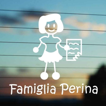 Adesivi Raccolta Differenziata Donna Carta