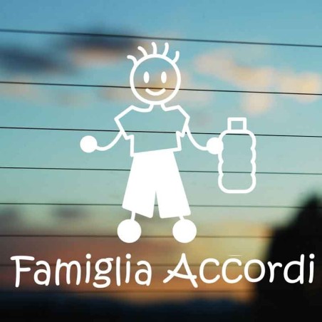 Adesivi Raccolta Differenziata Uomo Plastica