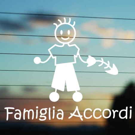 Adesivi Raccolta Differenziata Uomo Umido