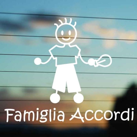 Adesivi Raccolta Differenziata Uomo Secco