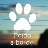 Impronta adesiva cane