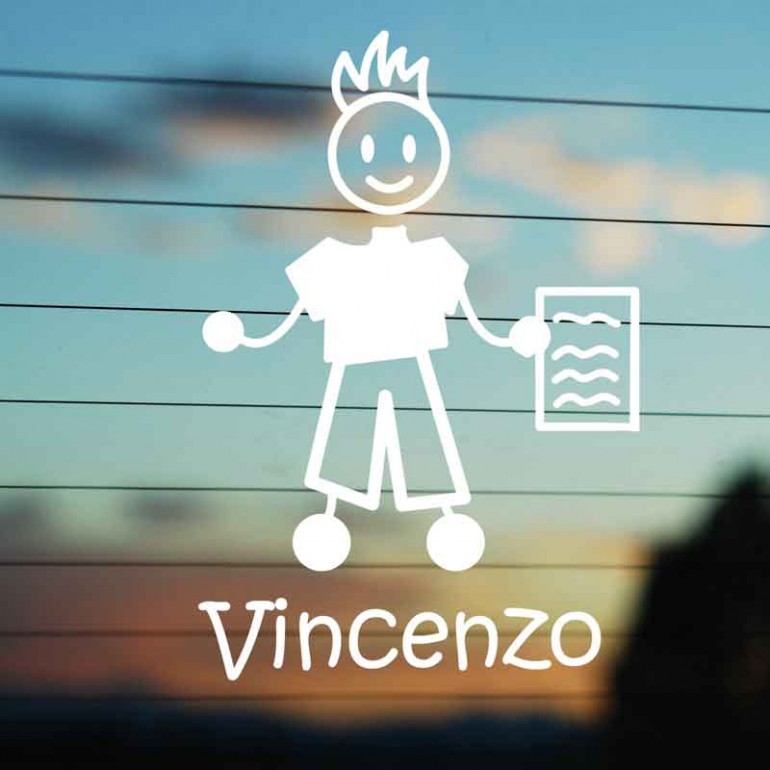 Adesivo Famiglia Papà Insegnante Adesivo Famiglia Papà Insegnante