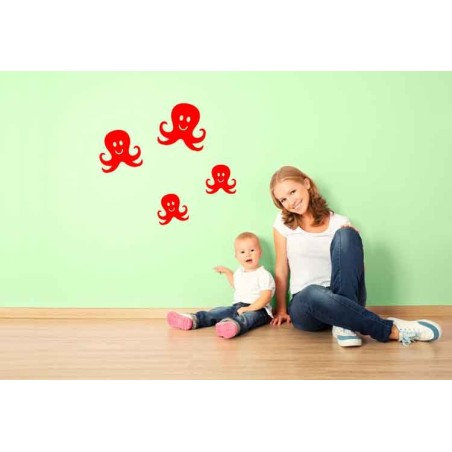 Adesivo Murale Polipetto
