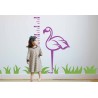 Adesivi Murali Fenicottero Rosa Metro con Bimba
