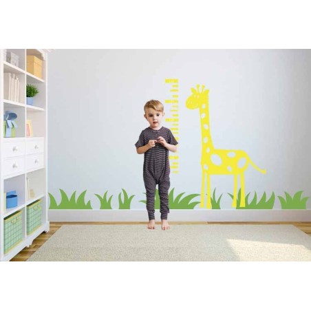 Adesivi Murali Giraffa Metro con Bimbo