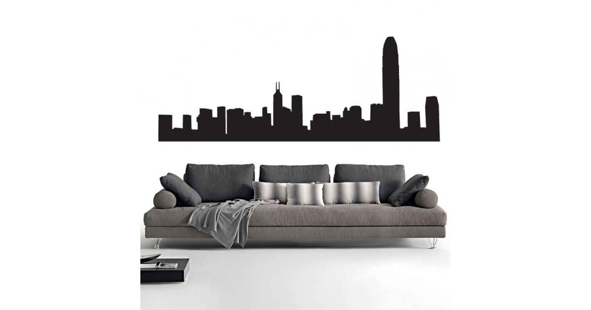 Adesivi Murali Skyline Hong Kong