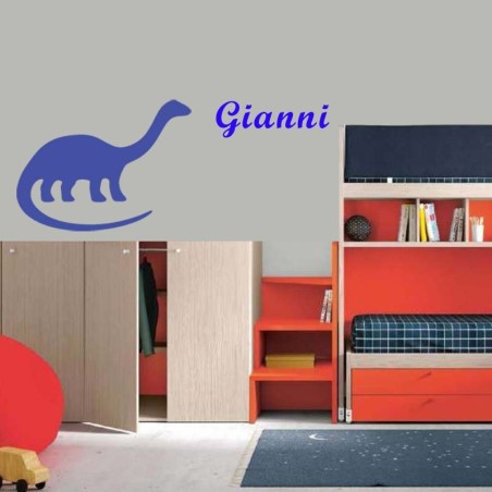 Adesivo Murale Brontosauro