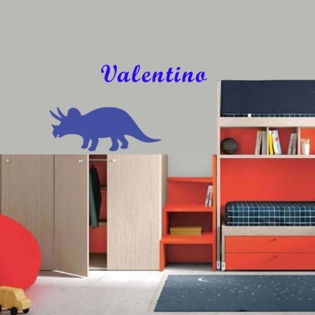 Adesivo Murale Triceratopo