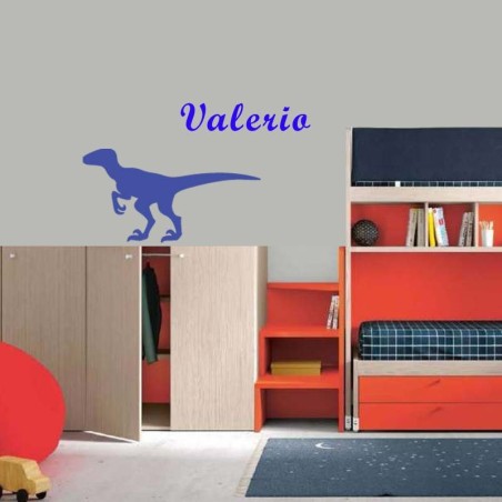 Adesivo Murale Velociraptor