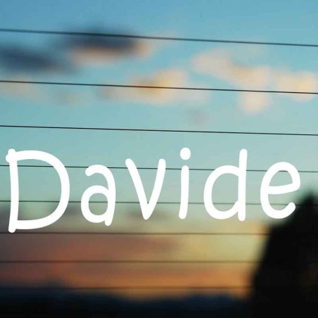 Adesivo Nome Singolo