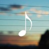Adesivo Nota Musicale
