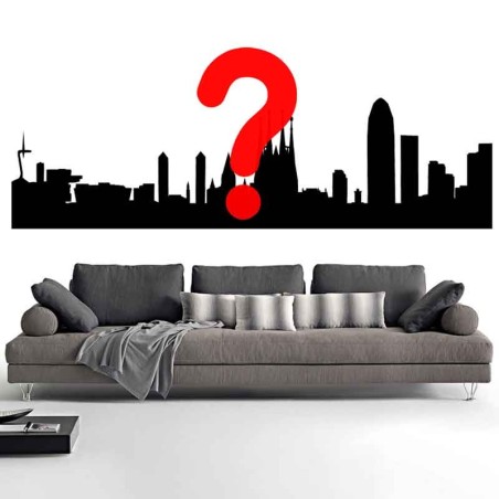 Adesivi Murali Skyline come vuoi tu