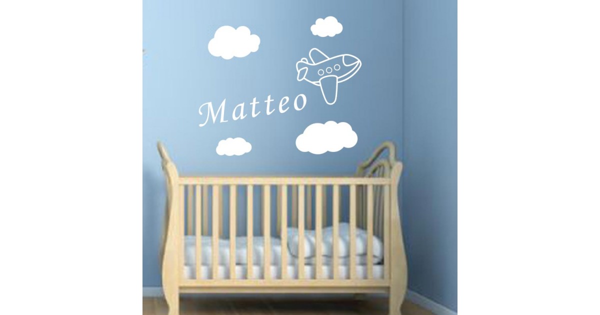Adesivo Murale Aereo