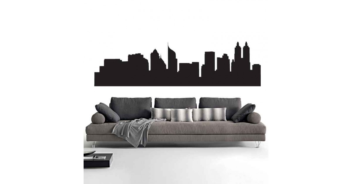 Adesivi Murali Skyline Jakarta piccolo
