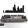 Adesivi Murali Skyline Chicago piccolo