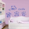 Adesivi Murali Orsetti piccoli