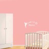Adesivi Murali Fata con nome Bimba piccolo