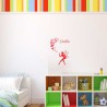 Adesivi Murali Fatina con nome Bimba piccolo